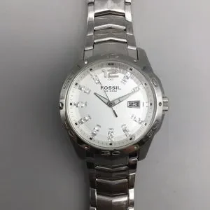 Fossil Accessories Fossil Watch Unisex 4mm Silver Tone Am4116